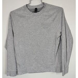 Lululemon Women's Crew Neck Pride Softball Pullover Size M Heathered Gray Sports